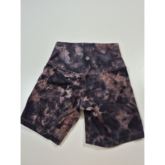 Lululemon Align High-Rise Shorts Purple Tie Dye Size 4 - Picture 3 of 8